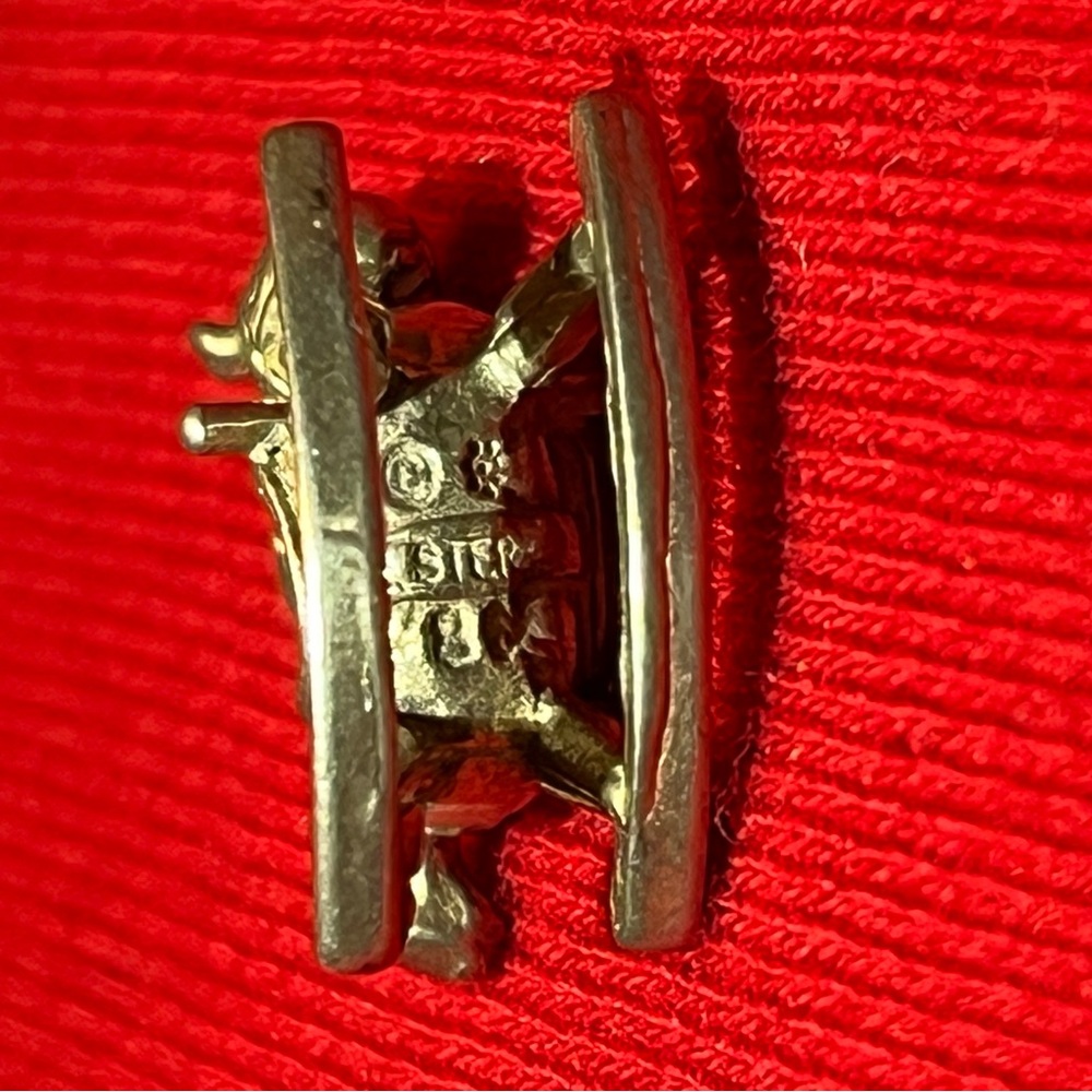 Silver Rocking Horse Brooch - Picture 3 of 16